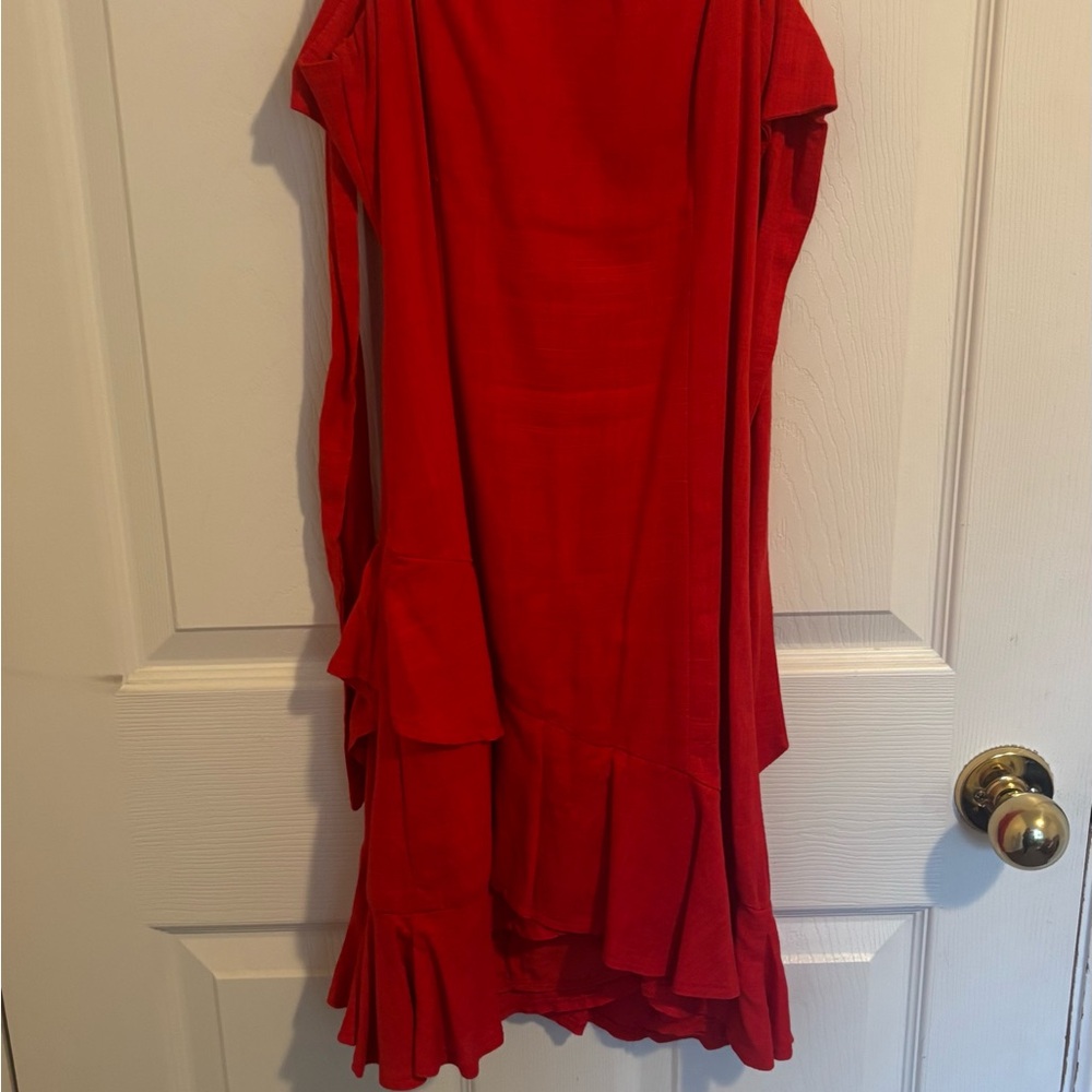 Hello Molly Vibrant Red Dress